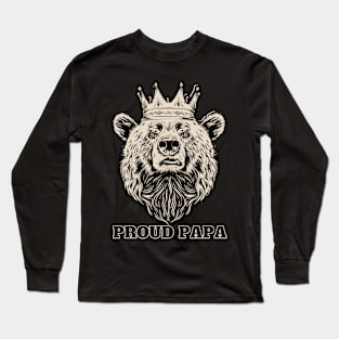 Proud Papa Long Sleeve T-Shirt